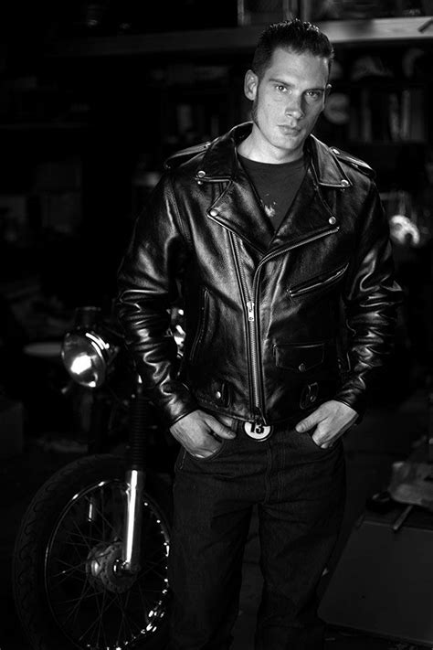 American Greaser on Behance | Leather jacket men, Mens leather clothing ...