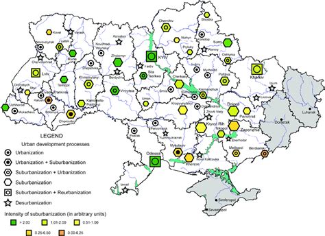 Urban development processes and intensity of suburbanization ...