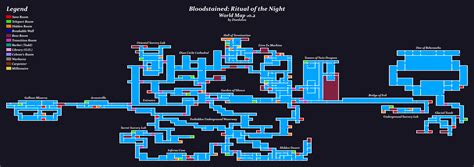 Bloodstained: Ritual of the Night - 100% Full Map