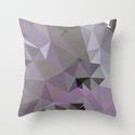 Antique Fuchsia Purple Abstract Low Polygon Background Throw Pillow by patrimonio | Society6