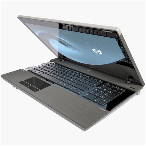 laptop hp probook 3d obj