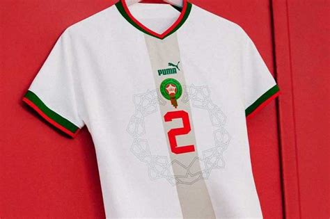 Morocco World Cup 2022 Jersey WHITE (Maillot Maroc Coupe Du Monde 2022 ...