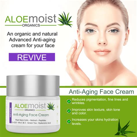 REVIVE – Wrinkle & Age-Defying Face Cream – AloeMoist Organics