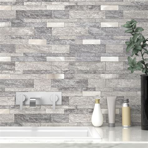 Buy VAOVI Peel and Stick Tile Kitchen Backsplash Tiles Peel and Stick,Bathroom Backsplash Peel ...