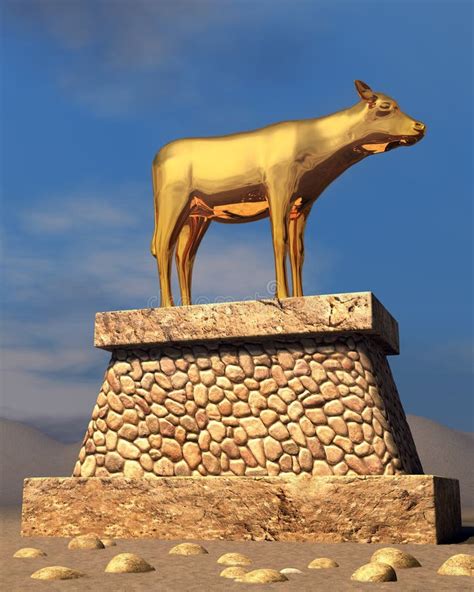 Golden Calf stock photo. Image of idolatry, biblical - 15246966