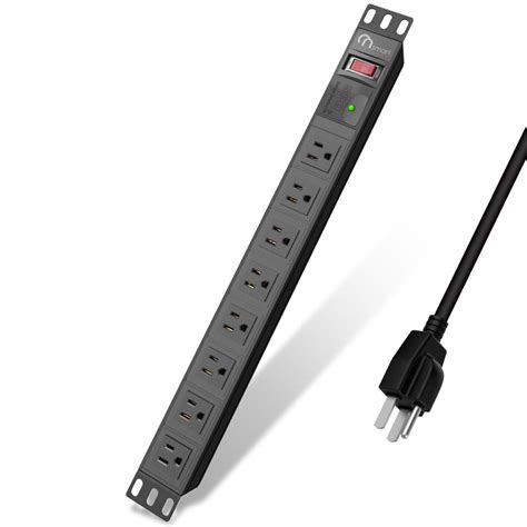 ON PDU Surge Protector Power Strip- 8 Outlets with Surge Protection- 9 Ft Long | eBay