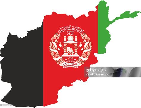 Afghanistan Flag Map High-Res Vector Graphic - Getty Images