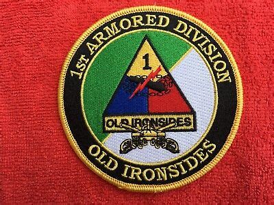 1ST ARMORED DIVISION PATCH | eBay