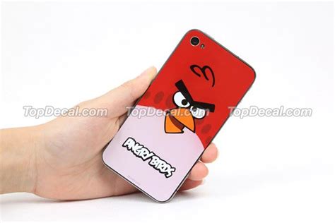 Angry Birds iPhone 4 Decals | Gadgetsin