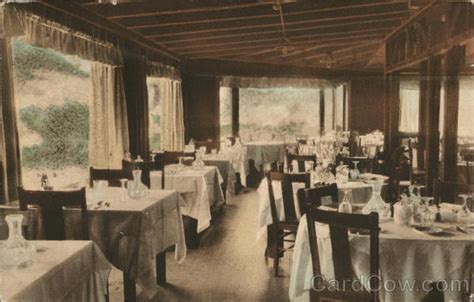 Dining Hall, Carmel Highlands Inn California Postcard