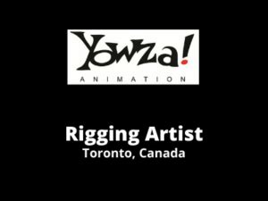 Rigging Artist required at Yowza Animation - Toon Boom Harmony