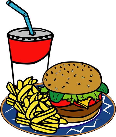 burger meals - Clip Art Library
