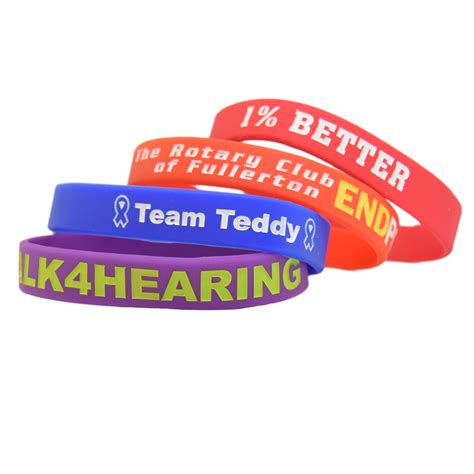 Customized Printed Wristband for Branded Promotional Gifts