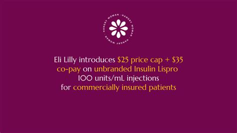 Eli Lilly introduces a $25 price cap + $35 co-pay on unbranded Insulin ...