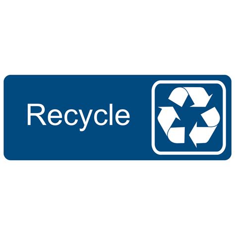 Blue Recycle Logo