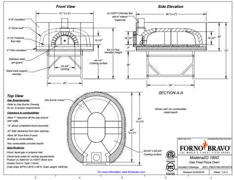 Modena180 FA Commercial Pizza Oven - Wood and Gas