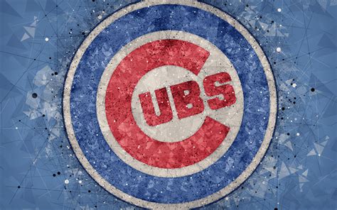 Download Logo Baseball MLB Chicago Cubs Sports 4k Ultra HD Wallpaper