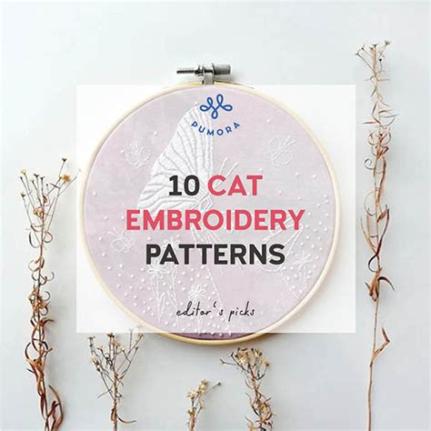 Cat embroidery patterns