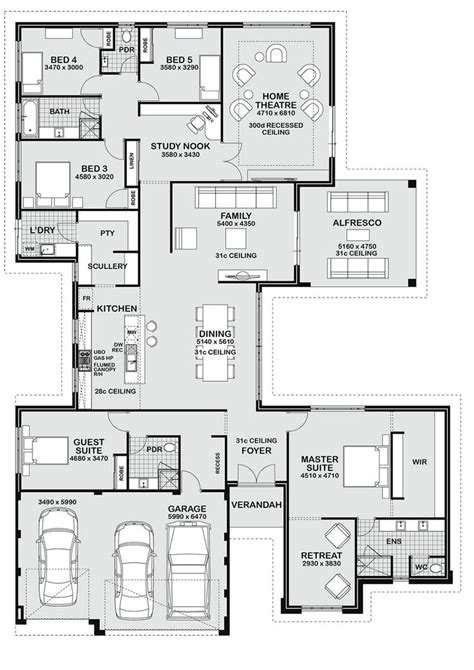 1000+ images about floor plans on Pinterest | Floor plans, House plans and Ranch house plans