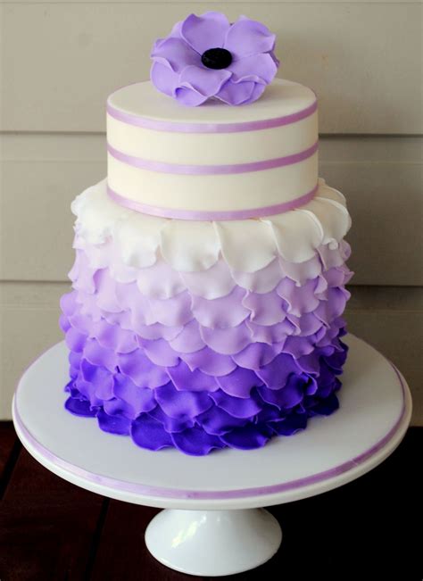 - Purple Petal Cake originally posted by Meazley's on cake central.com 19th Birthday Cakes ...