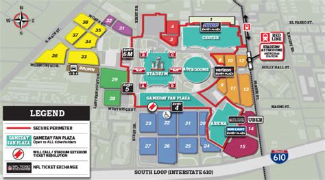 Nrg Stadium Parking Lot Map