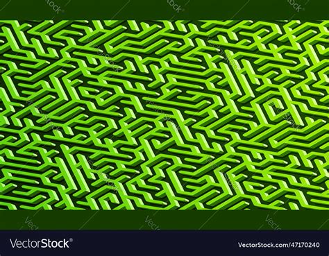 Maze pattern abstract background with vibrant Vector Image