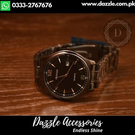 Black Citizen Men Watch - Dazzle Accessories