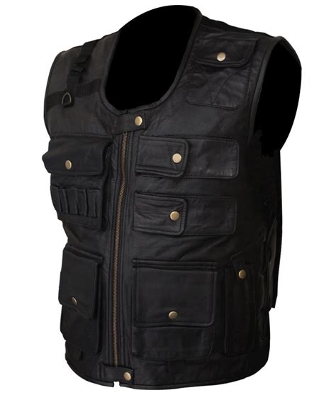 Tactical Roman Reigns Faux Leather Vest | Faux Leather Vest