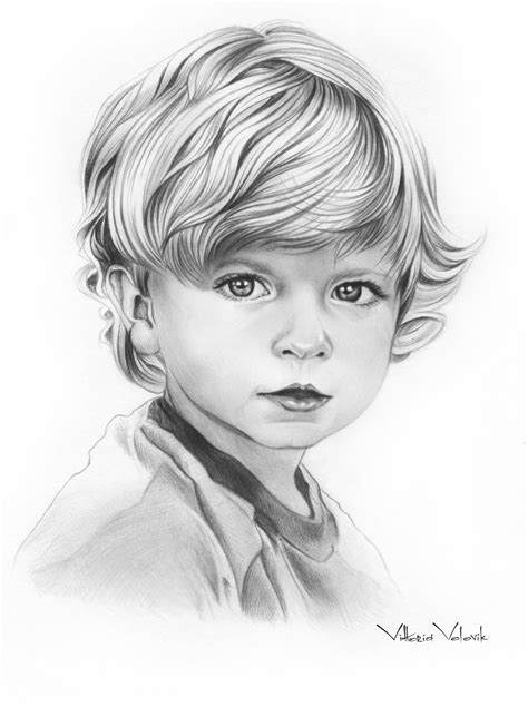 Custom Baby Portrait Pencil Drawing From Your Photo Sketch - Etsy