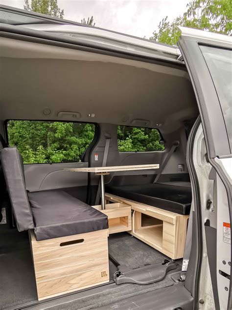Order your Minivan camper conversion Kit for Toyota Sienna - Roadloft | Toyota sienna, Camper ...
