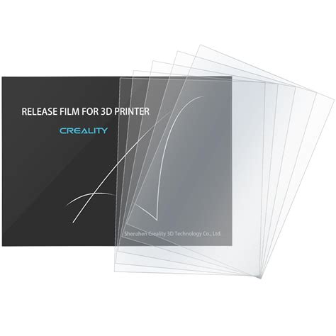 Creality FEP Film Release Films 200x140x0.15mm 5 Sheets for ELEGOO Mars/Mars 2 Pro/Mars 3 ...