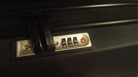 luggage - Bought new TSA suitcase, it's locked itself - how to open it ...