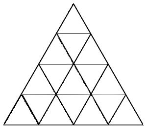 how many triangles in this triangle puzzle.