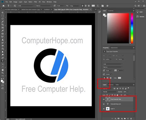 How to Hide or Show a Layer in Adobe Photoshop