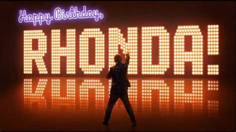 Happy birthday Rhonda! - YouTube