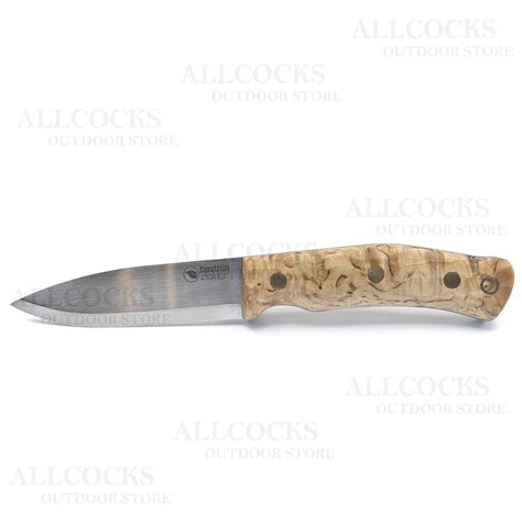 Casstrom No.10 Swedish Forest Knife - Scandinavian Grind in Curly Birch