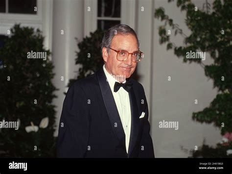 United States Senate Majority Leader George J Mitchell (Democrat of Maine) arrive at the White ...