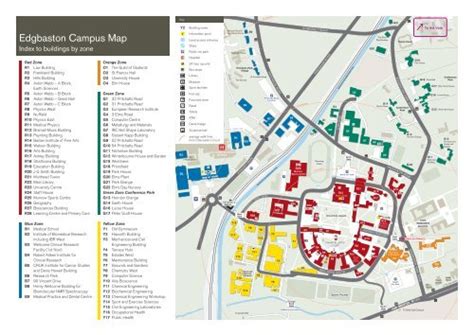 University Of Birmingham Campus Map - Map Of Staten