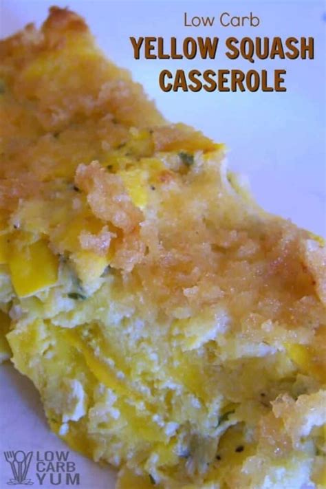 Easy Yellow Squash Casserole Recipe - Gluten Free | Low Carb Yum