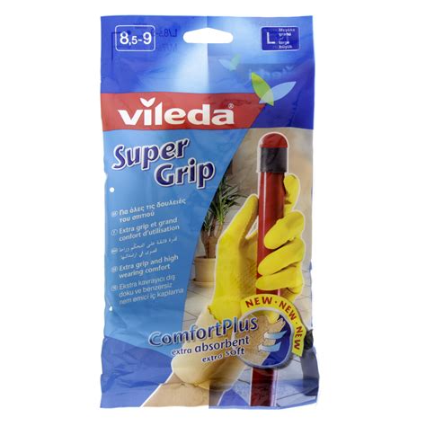 Vileda Gloves Super Grip Large – MercatCo.com