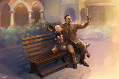 New Walt Disney and Mickey Mouse Statue Coming to Hong Kong Disneyland ...