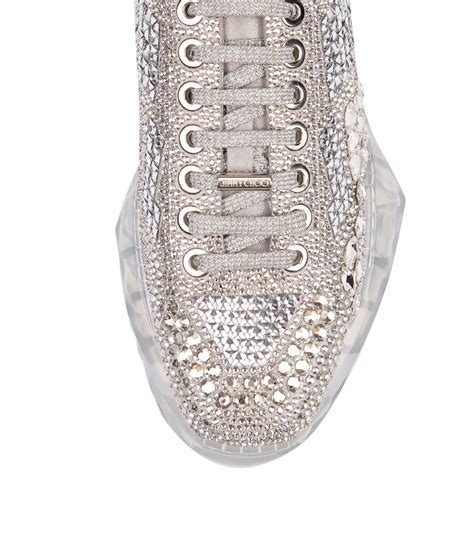 Jimmy Choo Diamond Crystal Sneakers | Harrods