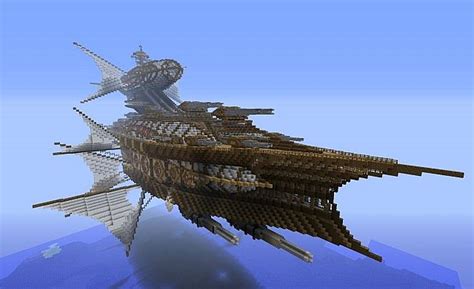 Large Airship For Battle Minecraft Map