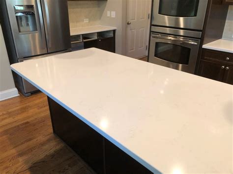 Project Profile: Bianco Carrara Quartz Countertops in Canton, GA - Granite Countertops in ...