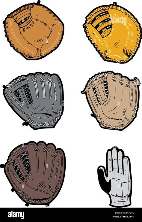 Pitchers baseball glove Stock Vector Images - Alamy