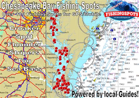 Chesapeake Bay Fishing Spots & GPS Coordinates