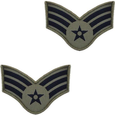 Airman Battle Uniform (ABU) Enlisted Rank - Large Size | USAMM