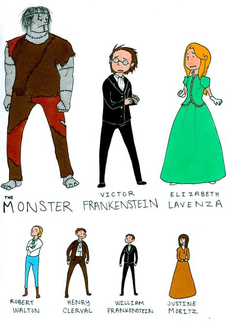 Frankenstein -- Main Characters by BITEGHOST on DeviantArt