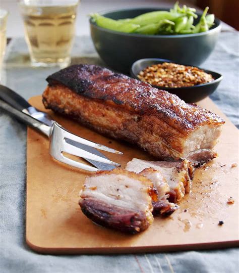 How to Cook Oven Roasted Crispy Pork Belly - Pinch and Swirl