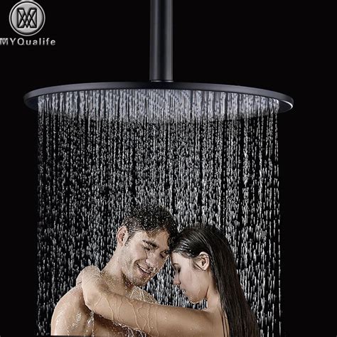 16 inch Large Rain Shower Head Ceiling Mounted Brass Shower Head with ...